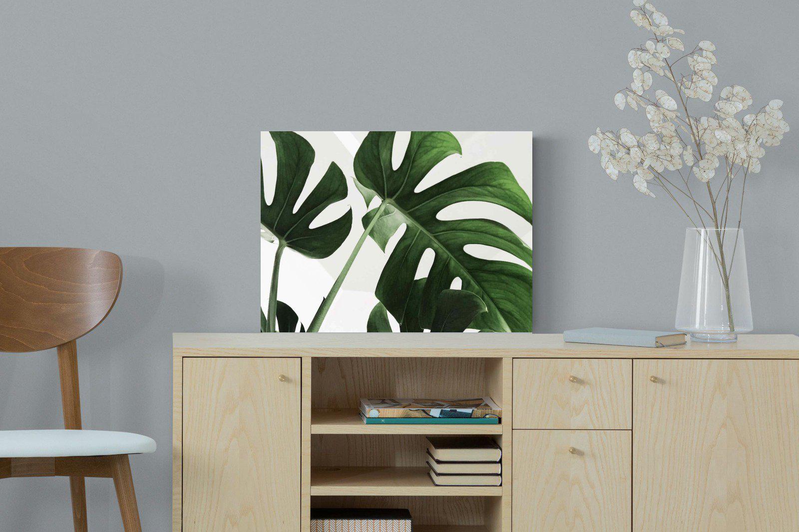 Monstera-Wall_Art-60 x 45cm-Mounted Canvas-No Frame-Pixalot