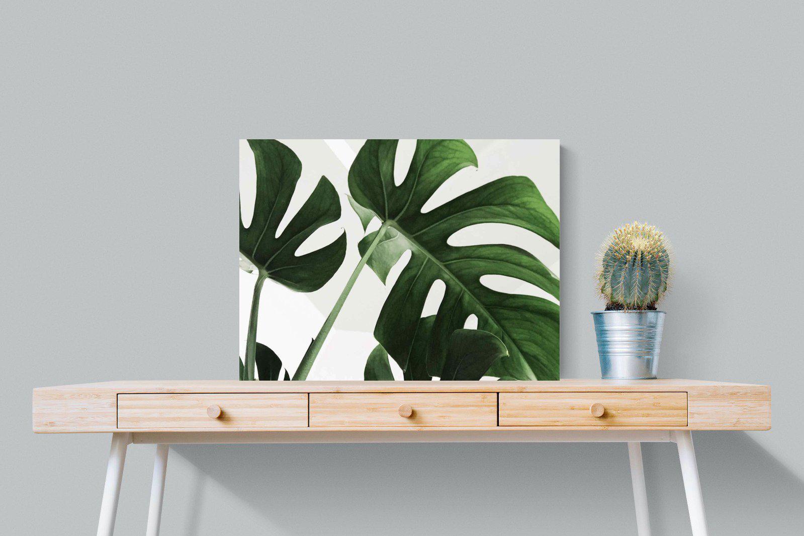 Monstera-Wall_Art-80 x 60cm-Mounted Canvas-No Frame-Pixalot