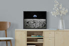 Moon Landing-Wall_Art-60 x 45cm-Mounted Canvas-Black-Pixalot