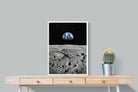 Moon Landing-Wall_Art-60 x 80cm-Mounted Canvas-White-Pixalot