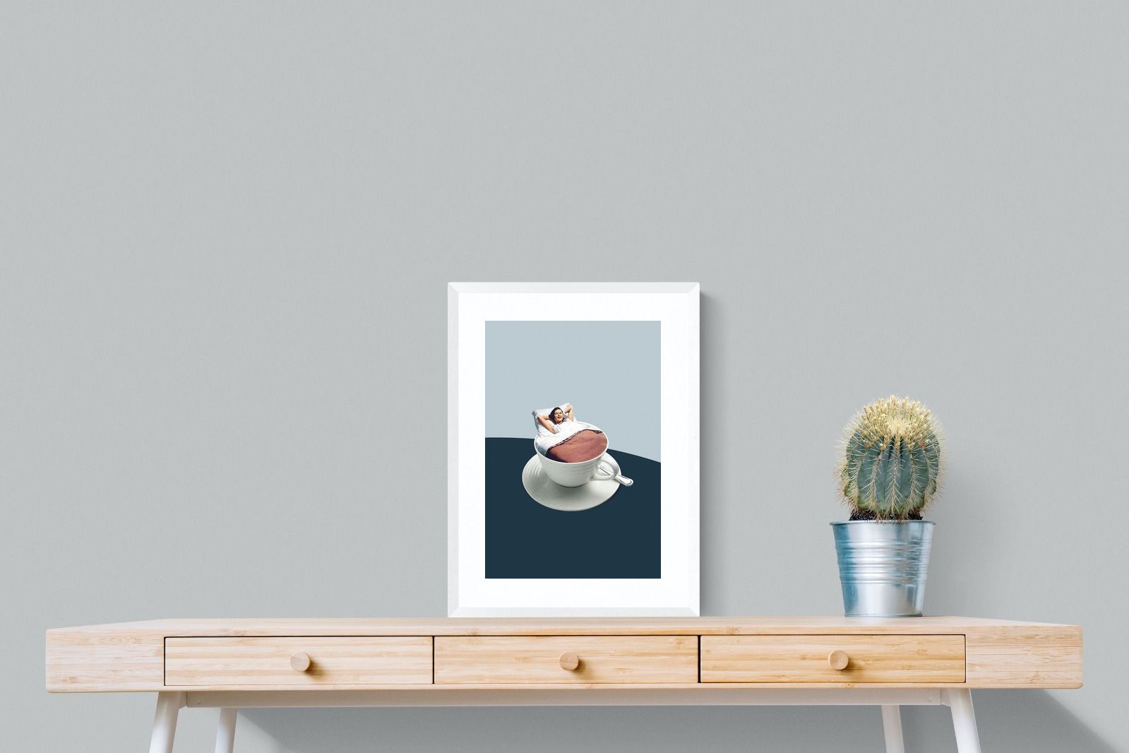 Morning Ritual-Wall_Art-45 x 60cm-Framed Print-White-Pixalot