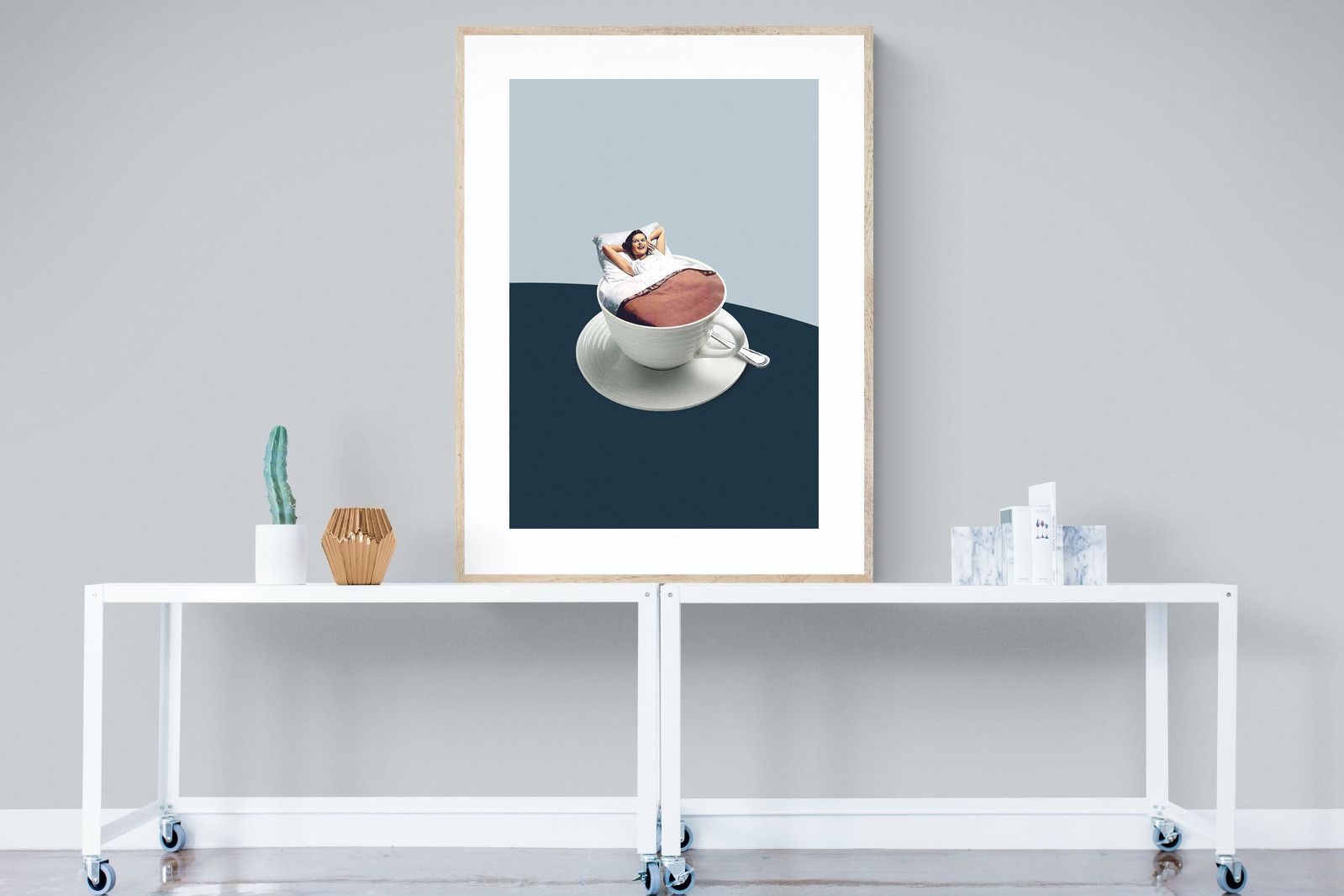 Morning Ritual-Wall_Art-90 x 120cm-Framed Print-Wood-Pixalot