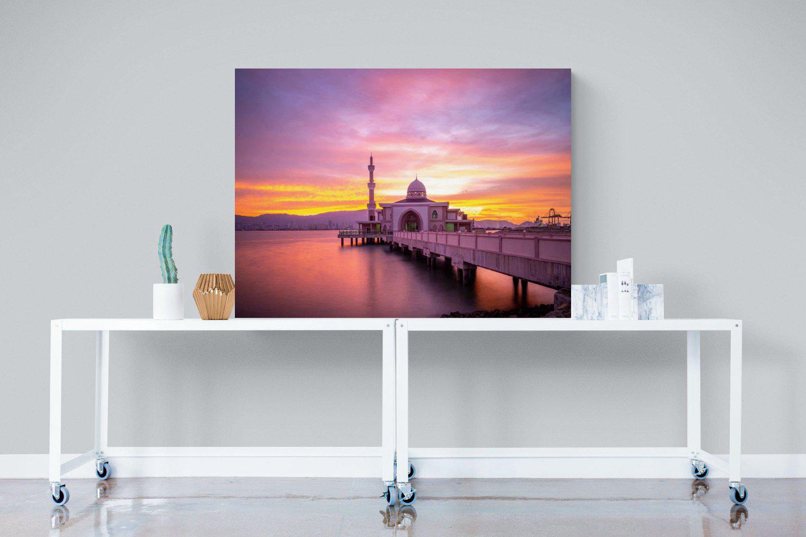 Mosque-Wall_Art-120 x 90cm-Mounted Canvas-No Frame-Pixalot