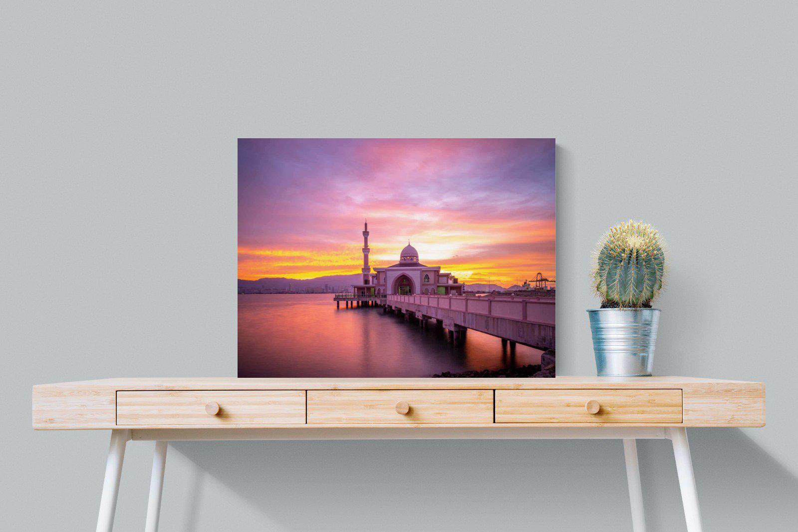 Mosque-Wall_Art-80 x 60cm-Mounted Canvas-No Frame-Pixalot