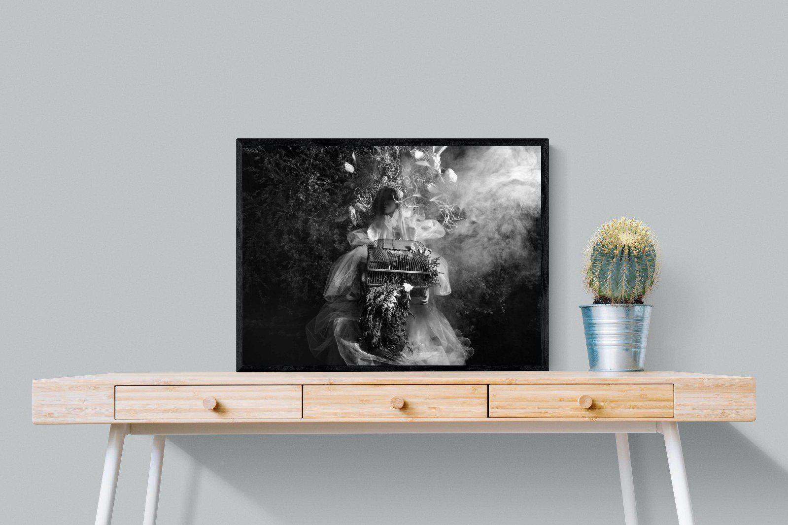 Mother Nature-Wall_Art-80 x 60cm-Mounted Canvas-Black-Pixalot