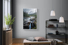Mountain Stream-Wall_Art-100 x 150cm-Mounted Canvas-White-Pixalot