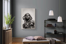 Mursi Woman-Wall_Art-100 x 150cm-Mounted Canvas-Wood-Pixalot