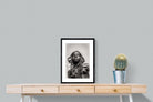 Mursi Woman-Wall_Art-45 x 60cm-Framed Print-Black-Pixalot