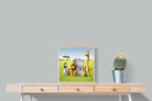 My African Buddies-Wall_Art-50 x 50cm-Mounted Canvas-Wood-Pixalot