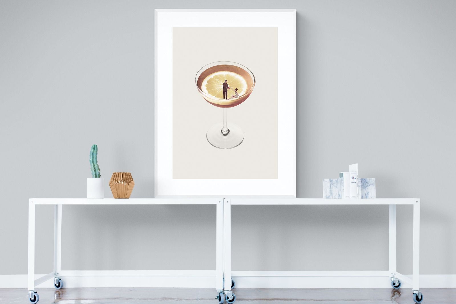 My Drink Needs a Drink-Wall_Art-90 x 120cm-Framed Print-White-Pixalot