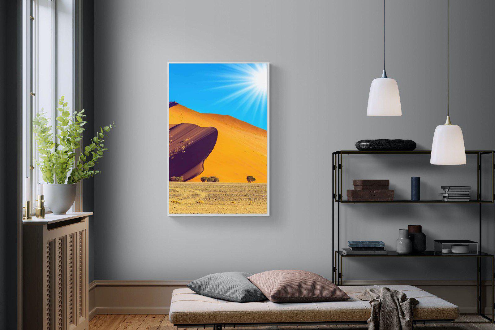 Namibian Landscape-Wall_Art-100 x 150cm-Mounted Canvas-White-Pixalot