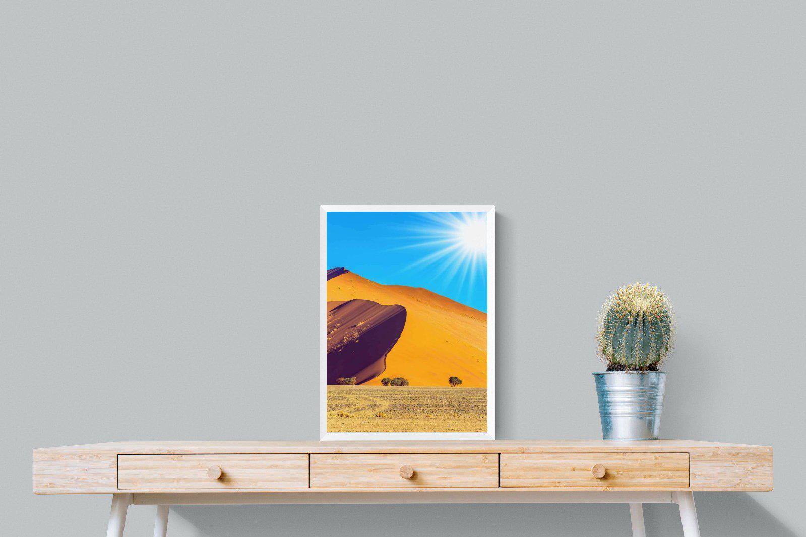 Namibian Landscape-Wall_Art-45 x 60cm-Mounted Canvas-White-Pixalot