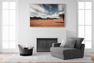 Namibian Ostrich-Wall_Art-150 x 100cm-Mounted Canvas-Wood-Pixalot