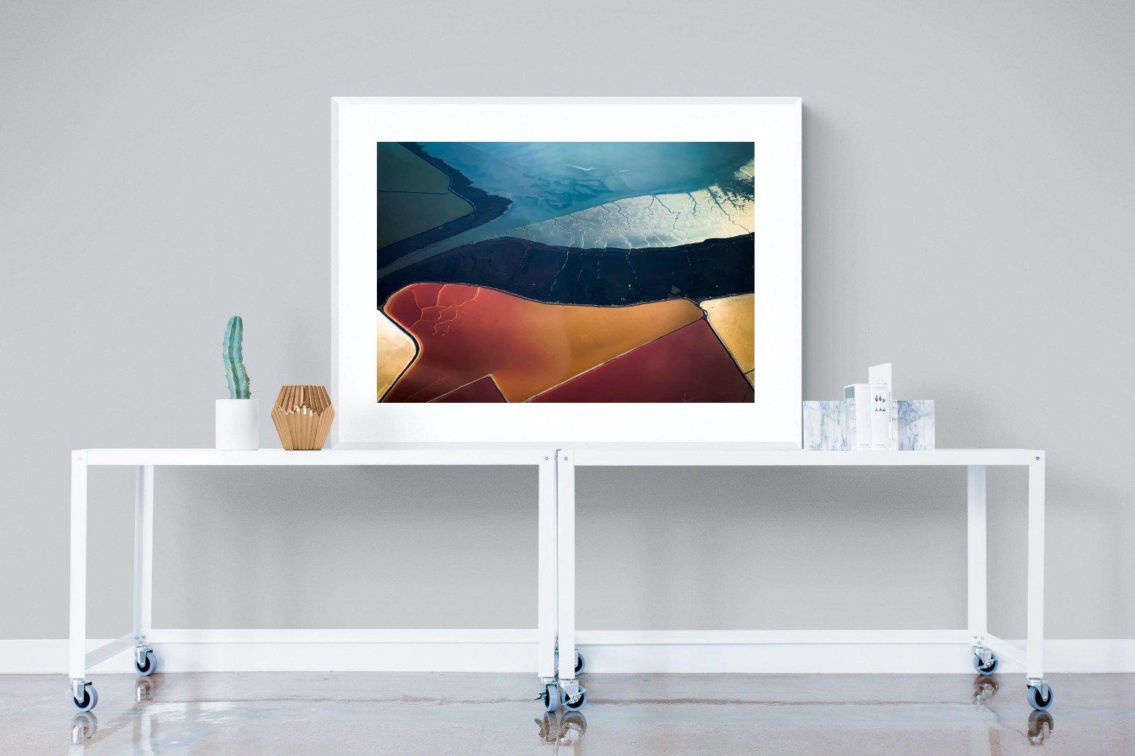 Natural Geometry-Wall_Art-120 x 90cm-Framed Print-White-Pixalot