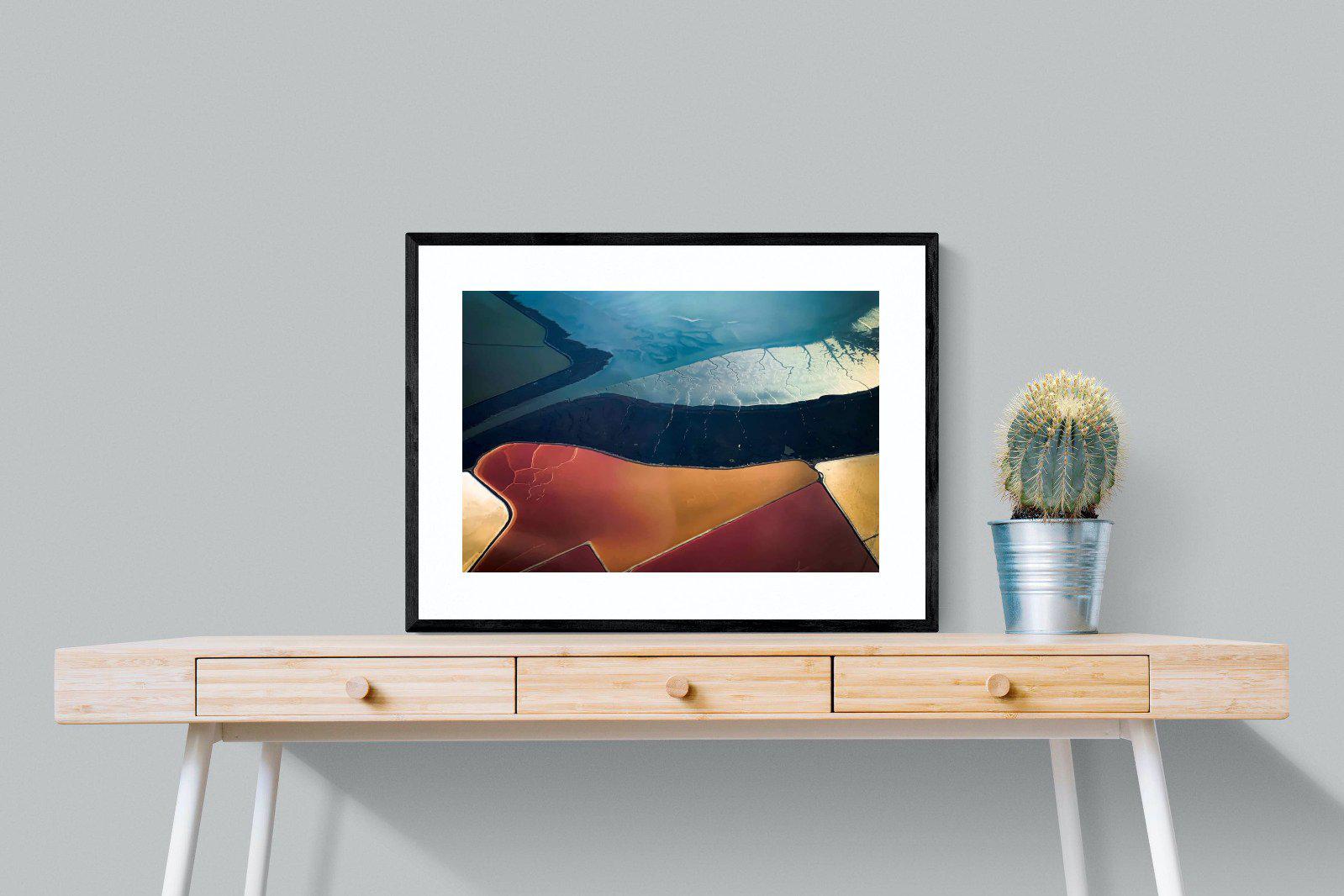 Natural Geometry-Wall_Art-80 x 60cm-Framed Print-Black-Pixalot