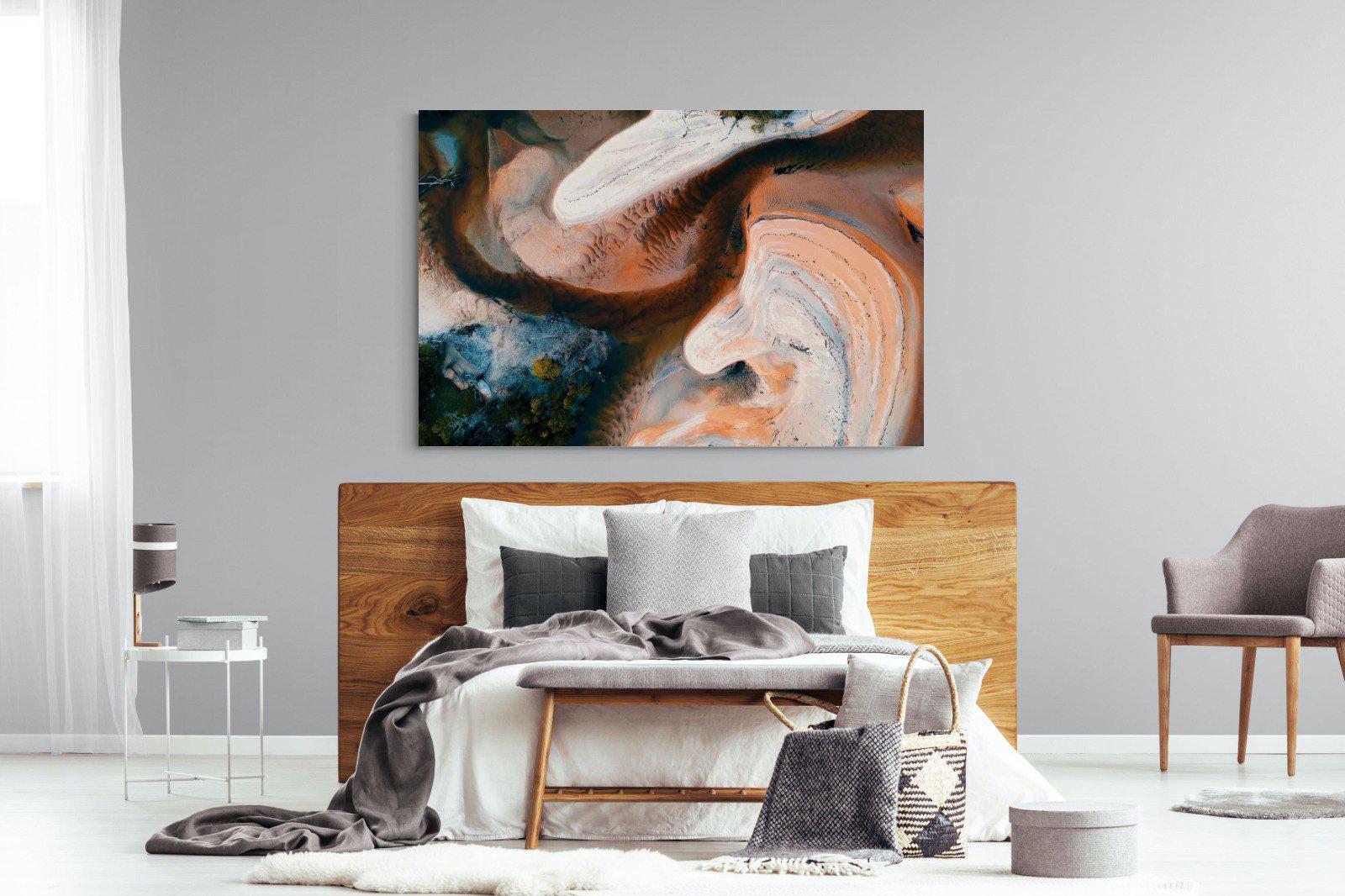 Nature's Swirl-Wall_Art-150 x 100cm-Mounted Canvas-No Frame-Pixalot