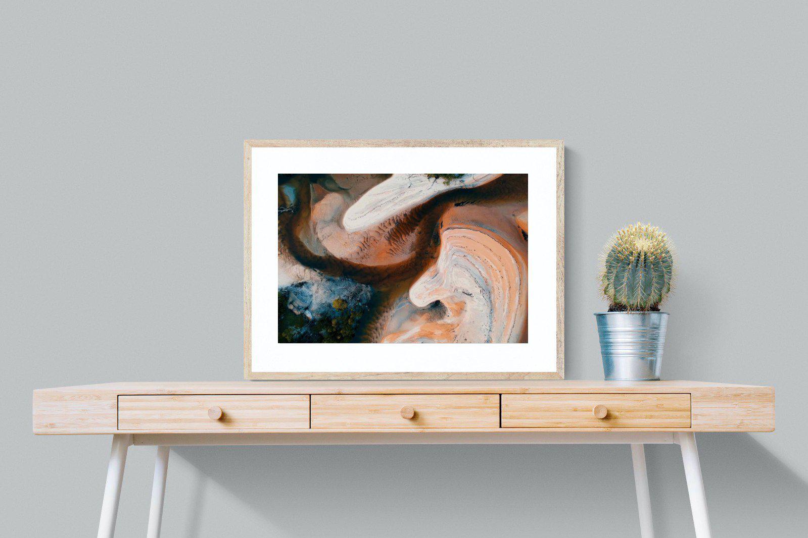 Nature's Swirl-Wall_Art-80 x 60cm-Framed Print-Wood-Pixalot