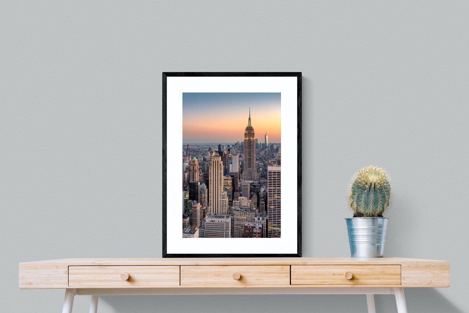 New York-Wall_Art-60 x 80cm-Framed Print-Black-Pixalot