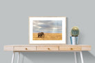 Ngorongoro Ele-Wall_Art-80 x 60cm-Framed Print-Wood-Pixalot
