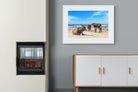 Nguni Album Cover-Wall_Art-100 x 75cm-Framed Print-White-Pixalot