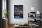 Northern Lights Voyage-Wall_Art-100 x 150cm-Mounted Canvas-Black-Pixalot