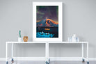 Northern Lights Voyage-Wall_Art-90 x 120cm-Framed Print-White-Pixalot