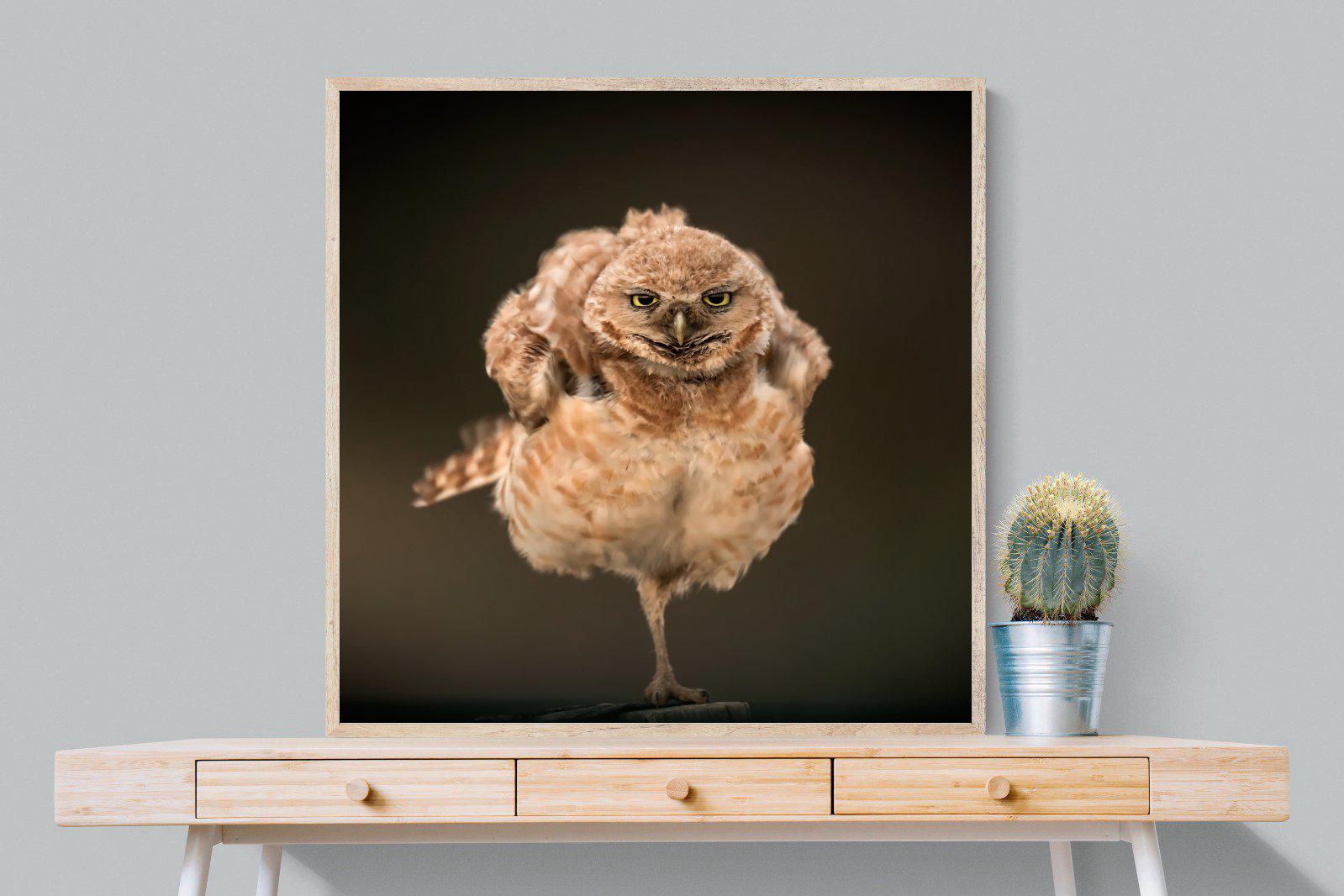 Not An Early Bird-Wall_Art-100 x 100cm-Mounted Canvas-Wood-Pixalot