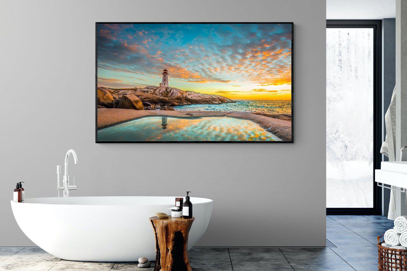 Nova Scotia-Wall_Art-180 x 110cm-Mounted Canvas-Black-Pixalot