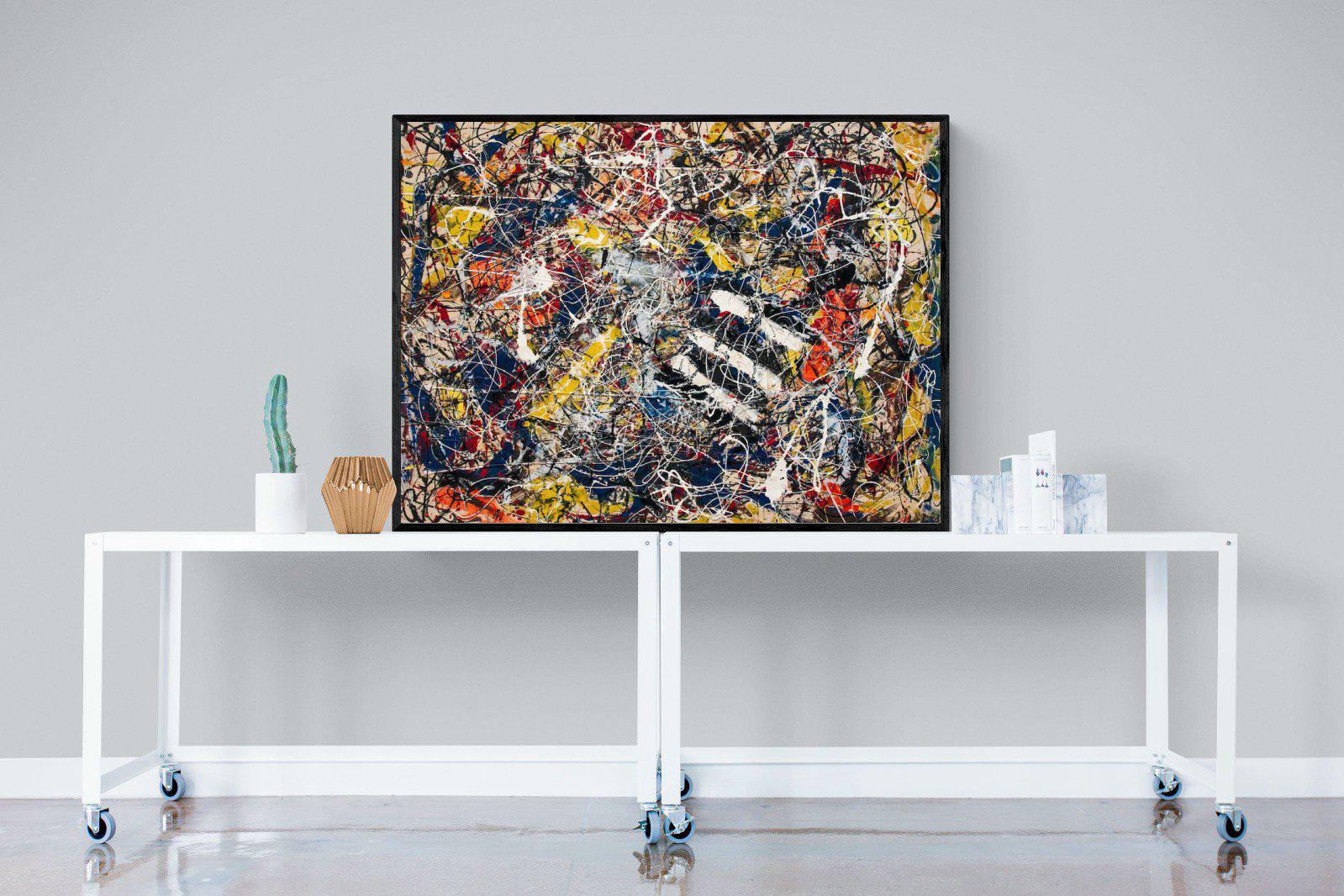 Number-17A-Wall_Art-120 x 90cm-Mounted Canvas-Black-Pixalot