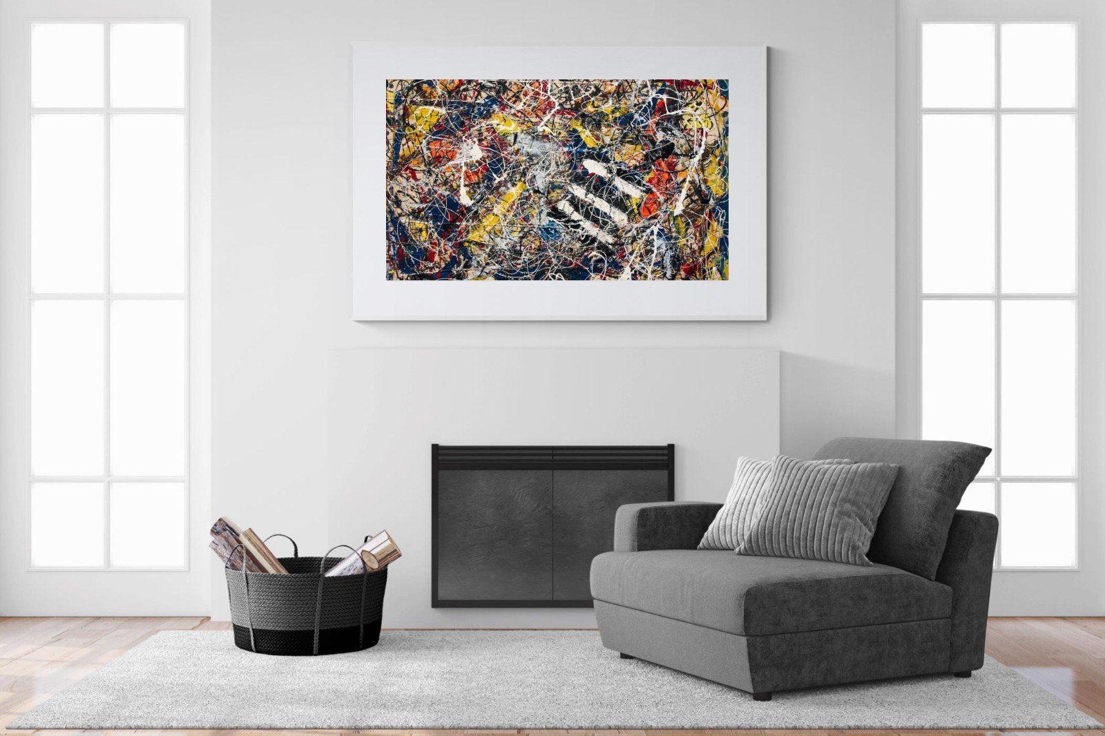 Number-17A-Wall_Art-150 x 100cm-Framed Print-White-Pixalot
