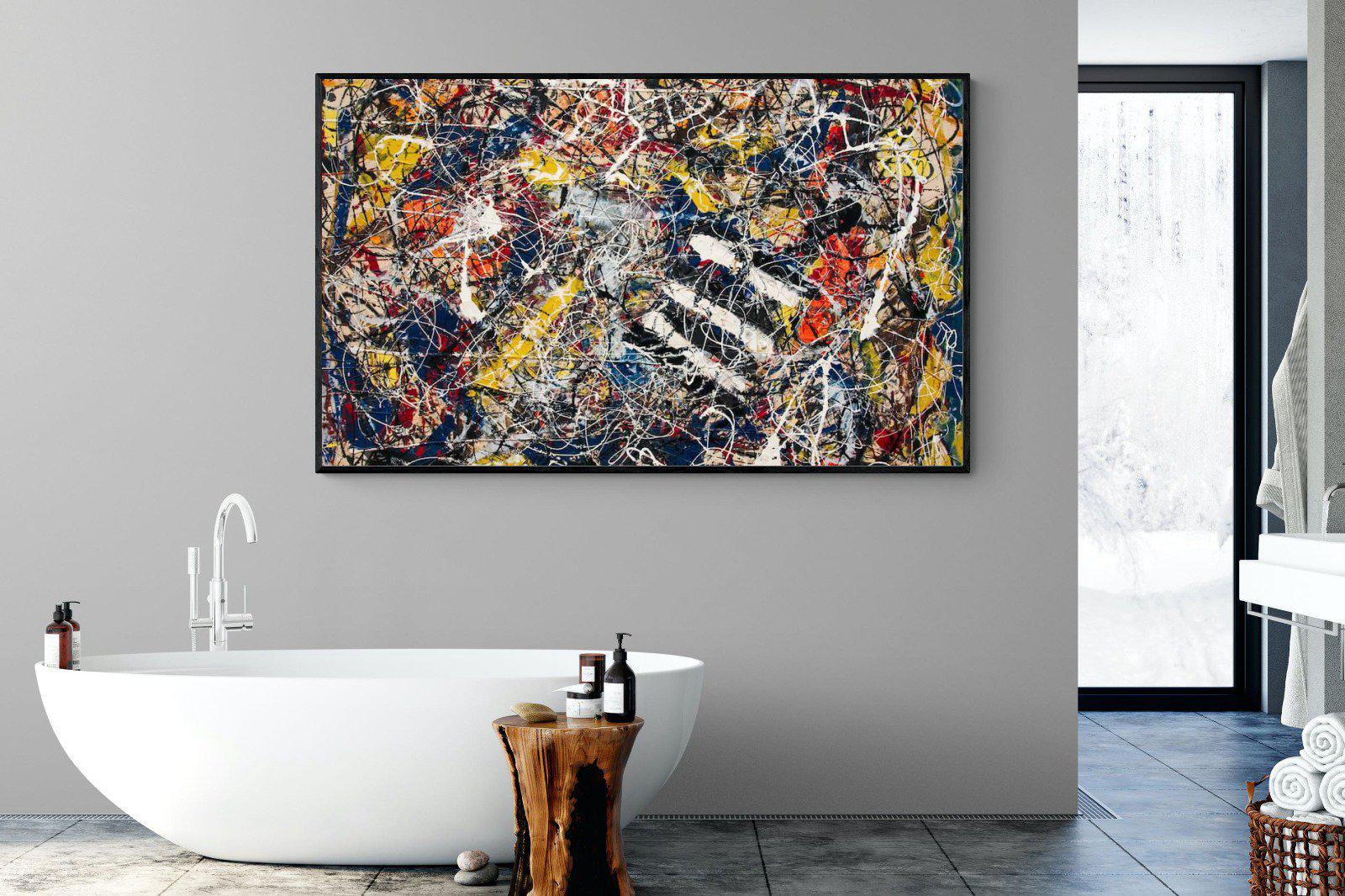 Number-17A-Wall_Art-180 x 110cm-Mounted Canvas-Black-Pixalot