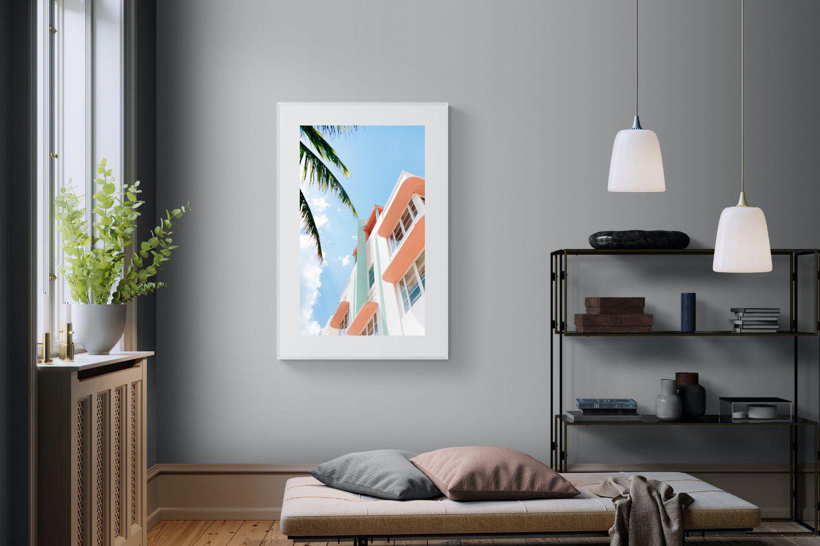 Ocean Drive-Wall_Art-100 x 150cm-Framed Print-White-Pixalot