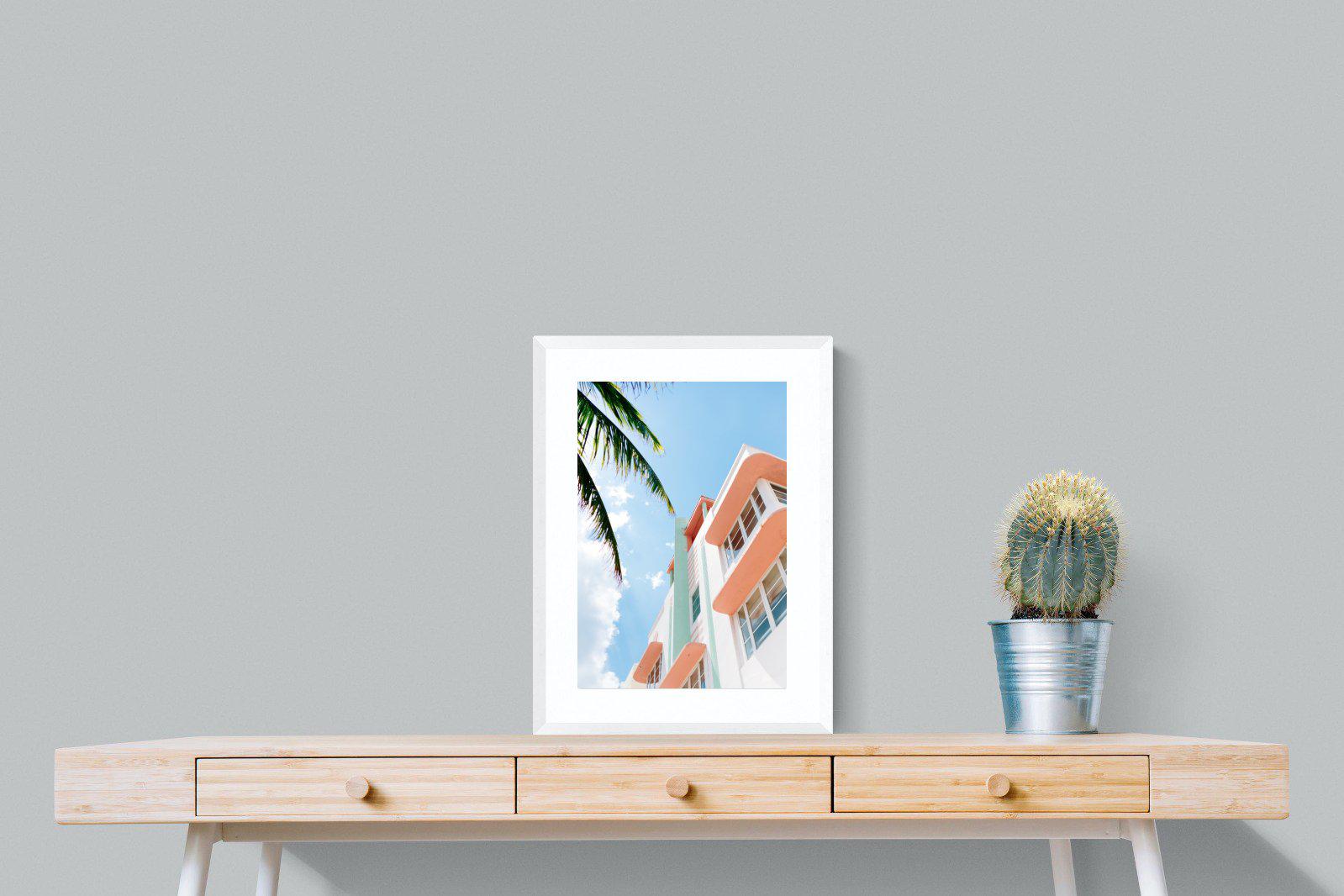 Ocean Drive-Wall_Art-45 x 60cm-Framed Print-White-Pixalot