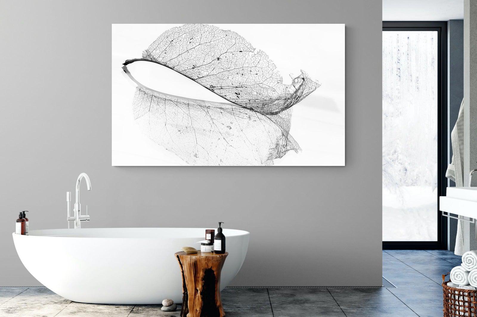 Old Leaf-Wall_Art-180 x 110cm-Mounted Canvas-No Frame-Pixalot