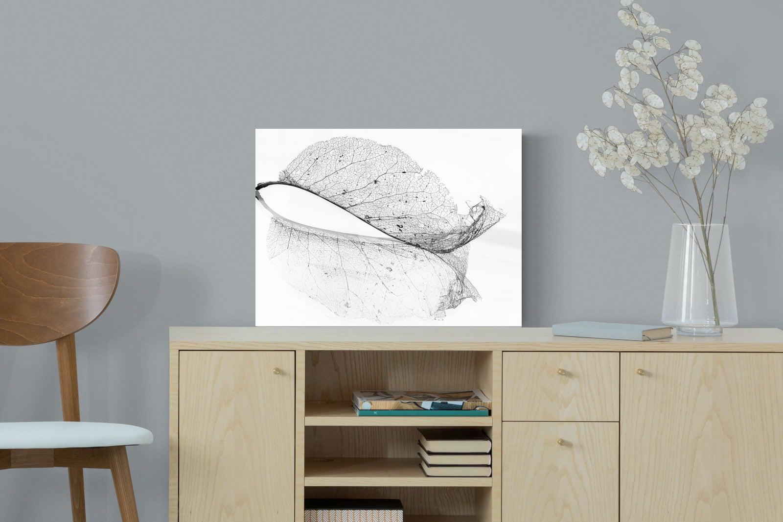 Old Leaf-Wall_Art-60 x 45cm-Mounted Canvas-No Frame-Pixalot