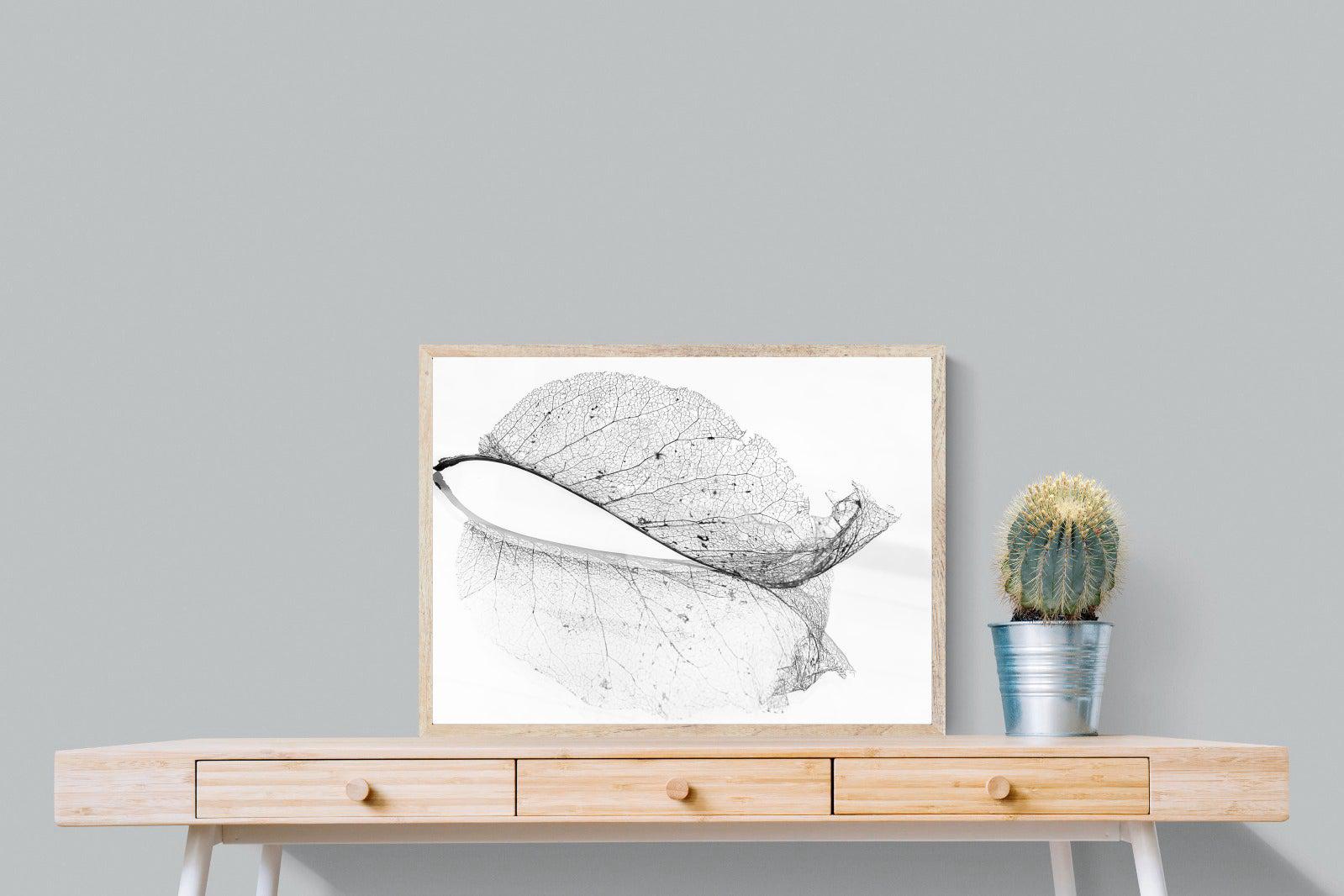 Old Leaf-Wall_Art-80 x 60cm-Mounted Canvas-Wood-Pixalot