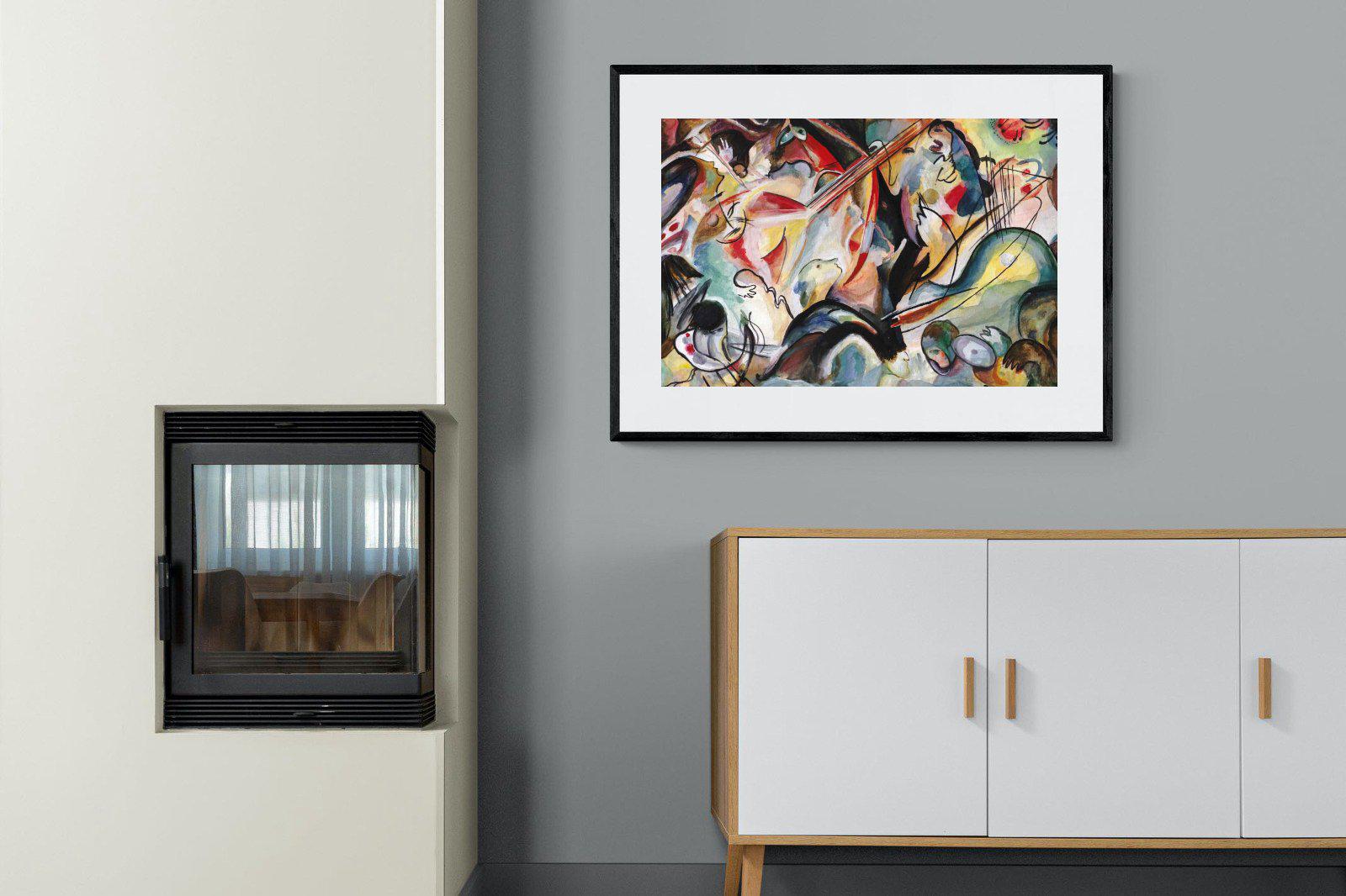 Orchestral Art-Wall_Art-100 x 75cm-Framed Print-Black-Pixalot