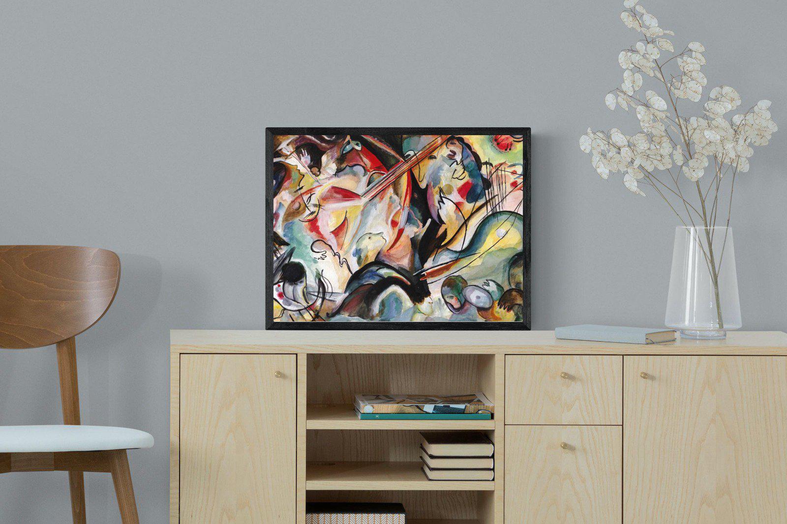 Orchestral Art-Wall_Art-60 x 45cm-Mounted Canvas-Black-Pixalot