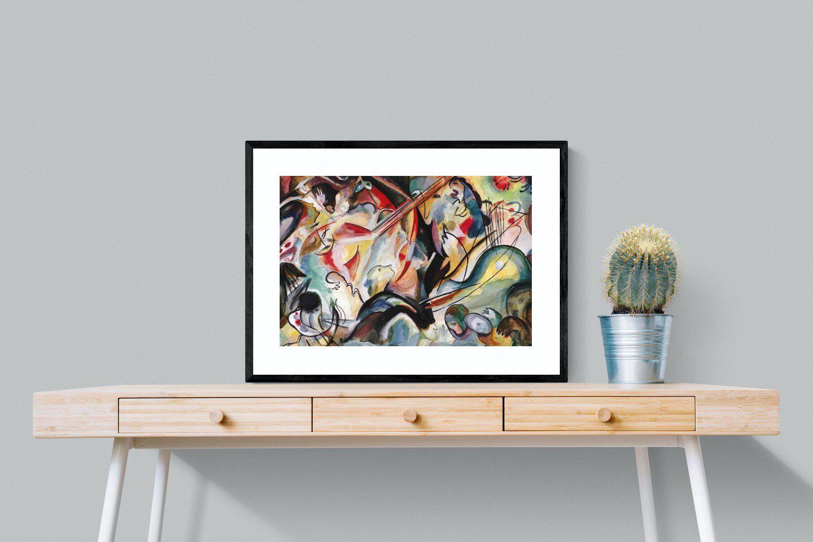 Orchestral Art-Wall_Art-80 x 60cm-Framed Print-Black-Pixalot