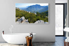 Outeniqua Mountains-Wall_Art-180 x 110cm-Mounted Canvas-White-Pixalot
