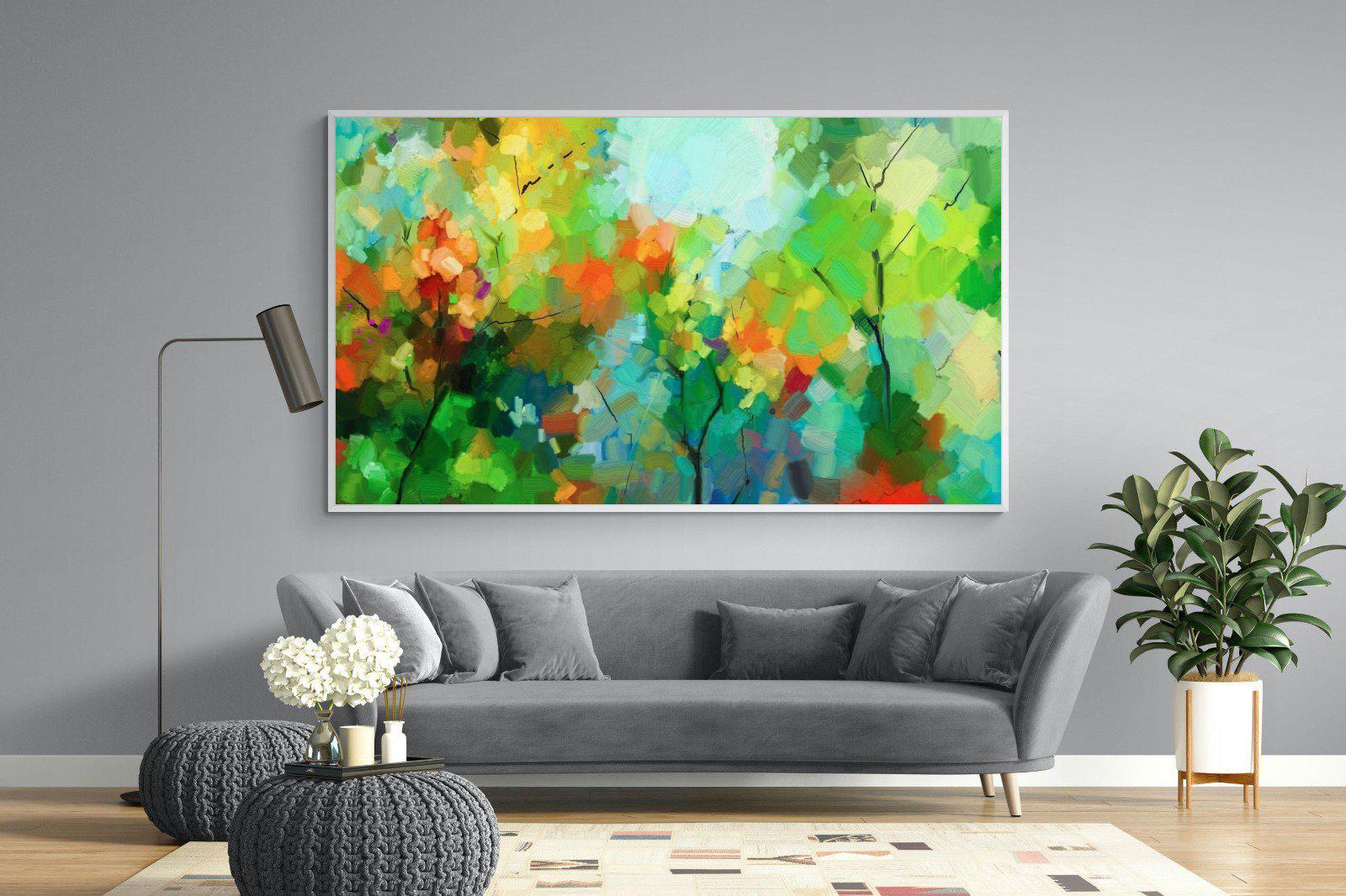 Painted Orchard-Wall_Art-220 x 130cm-Mounted Canvas-White-Pixalot