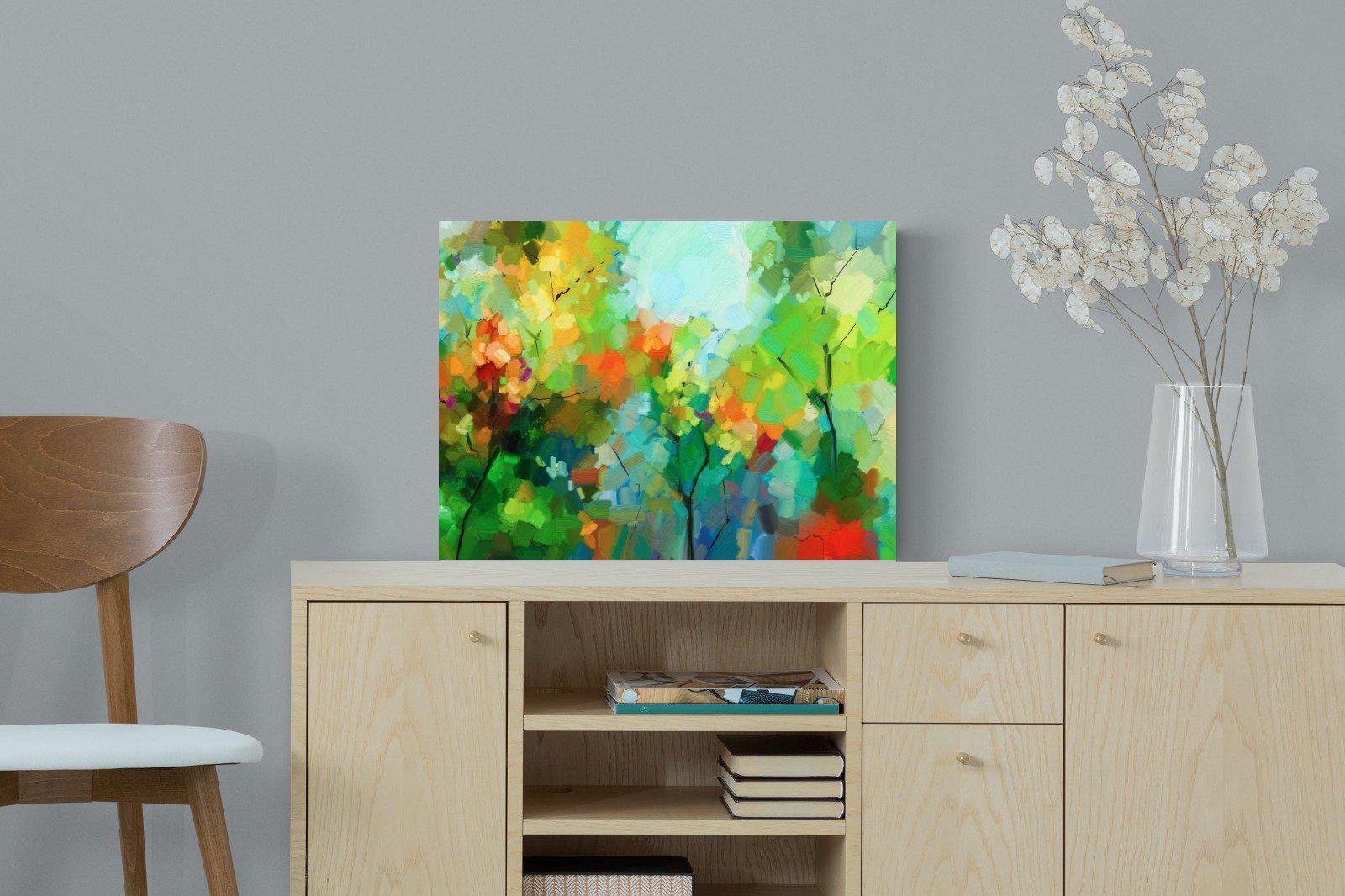 Painted Orchard-Wall_Art-60 x 45cm-Mounted Canvas-No Frame-Pixalot