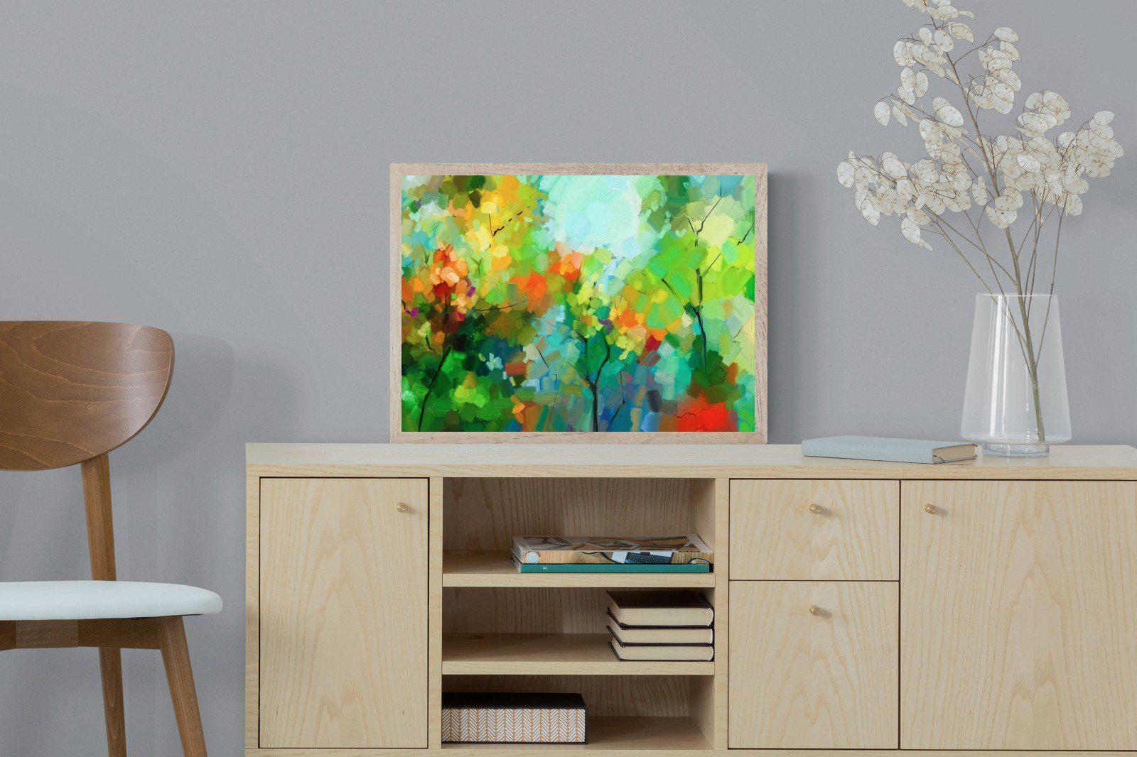 Painted Orchard-Wall_Art-60 x 45cm-Mounted Canvas-Wood-Pixalot