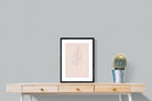 Palm Silhouette-Wall_Art-45 x 60cm-Framed Print-Black-Pixalot