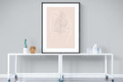 Palm Silhouette-Wall_Art-90 x 120cm-Framed Print-Black-Pixalot