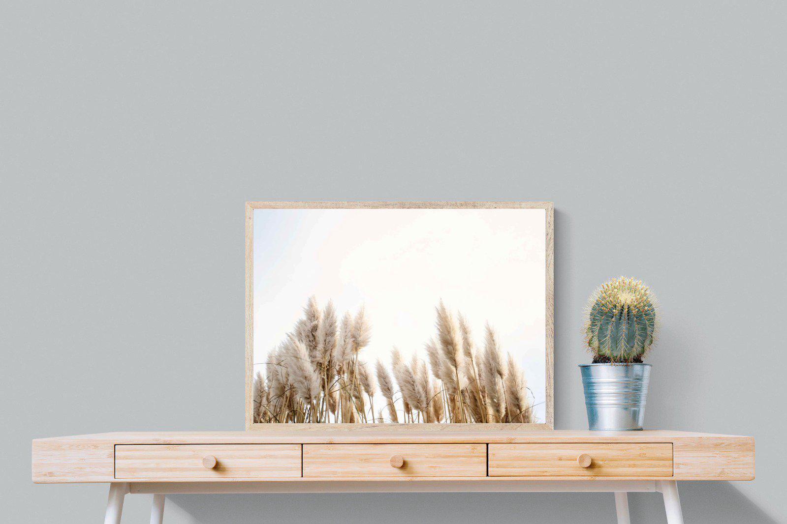 Pampas Grass-Wall_Art-80 x 60cm-Mounted Canvas-Wood-Pixalot