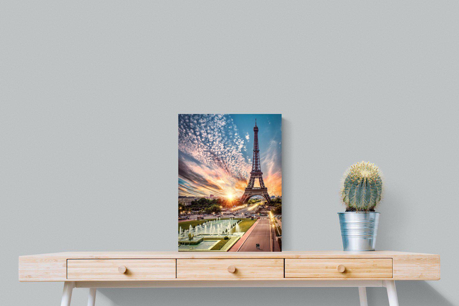 Paris-Wall_Art-45 x 60cm-Mounted Canvas-No Frame-Pixalot