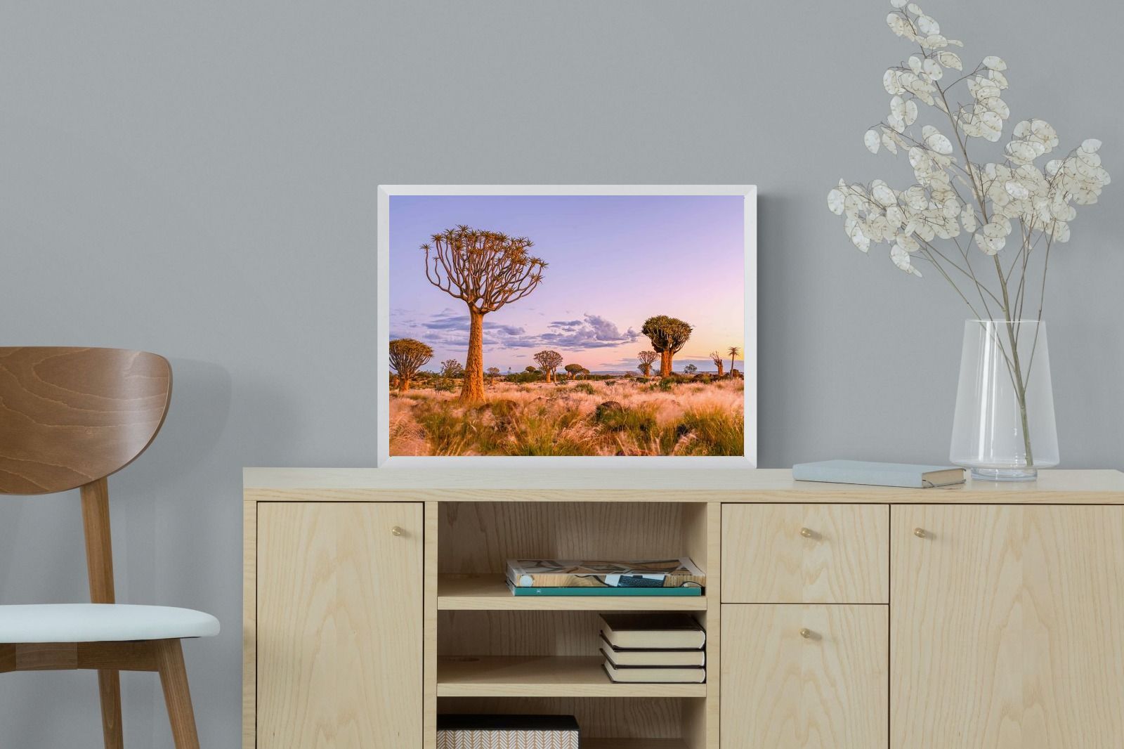 Pastel Skies-Wall_Art-60 x 45cm-Mounted Canvas-White-Pixalot