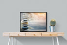 Peace-Wall_Art-80 x 60cm-Mounted Canvas-Black-Pixalot
