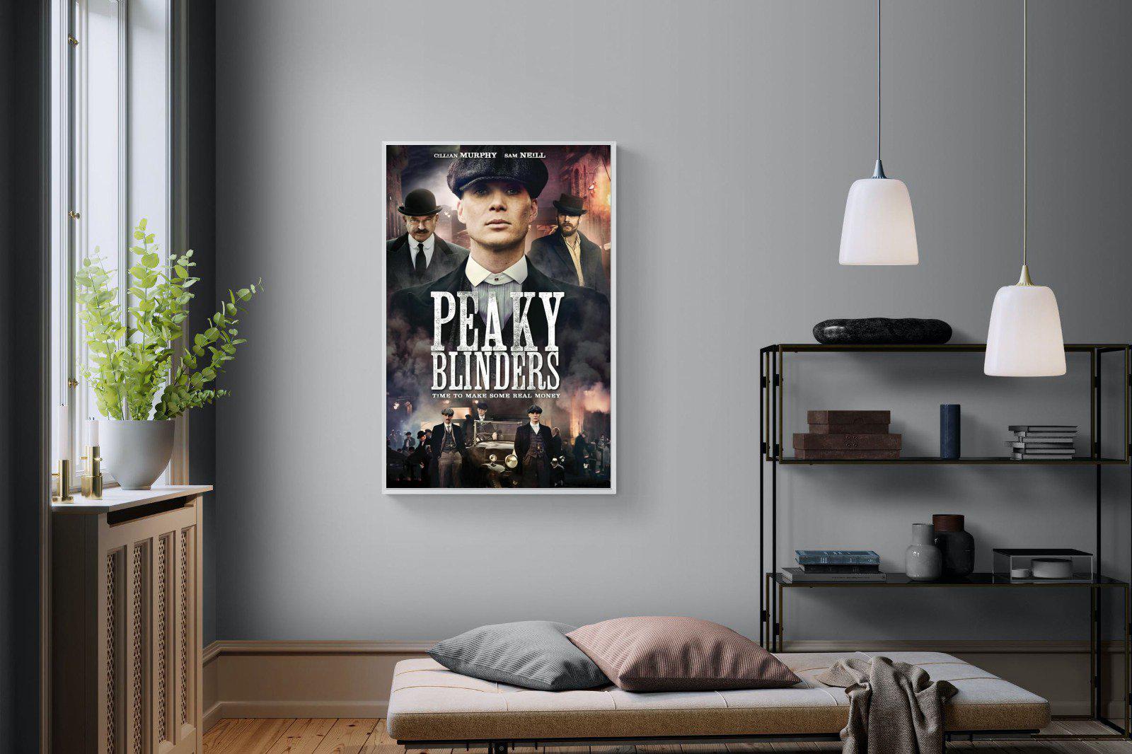 Peaky Blinders-Wall_Art-100 x 150cm-Mounted Canvas-White-Pixalot